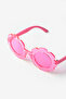 Pink Translucent Flower Model Children's Sunglasses - 3