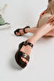 Genuine Leather Brown Women's Leather Sandals Dp08-2401 - 3