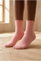 Women's Colorful Ankle Ruffle Socks Pink