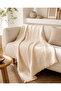 4 Seasons Muslin Double Pique 240-260 cm Cotton, Soft Textured, Sofa Throw & Bedspread - 3
