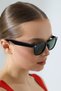 Women's Uv400 Black Wayfare Glass Sunglasses 23010 C2 K - 5