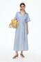 Tie-belt shirt dress - 3