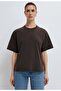 M1614313 Basic T-Shirt T-Shirt Women's T-Shirt Brown - 3