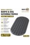 Mai̇n Shop Massage Silicone Suction Cup Non-Slip for Bath and Shower Gray M-142 - 5