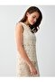 Off-White 100% Cotton Round Neck Lace Detailed Knitted Blouse - 3