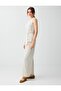 Ecru Relaxed Fit Regular Waist Striped Long Trousers - 2