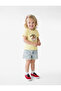 Bowknot Embroidery Detailed Pocketed Cotton Denim Shorts