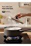 DELICI 8 Pcs Nonstick Cookware Set, 10X Tougher Coating, Quick Heat, Gas, Halogen & Ceramic Safe - 7