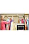 Wonder Hanger Clothes Shirt Wardrobe Wardrobe Smart Magic Hanger 8Pcs - 3