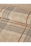 Natural Plaid Easy-Iron Single Duvet Cover Set 160X220 cm Dark Beige - 3