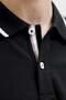 Men Short Sleeves Cotton Blend Polo - 5