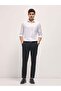 Men's Striped Slim Fit Formal Trouser - 5