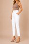 Slim Carrot Leg Belted Women's Trousers – Timeless Elegance, Maximum Comfort, Modern Silhouette - 8