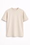Short Sleeve Boxy Fit T-Shirt Stone