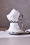 Cihangir Silver 2-Person Coffee Cup Set - 2