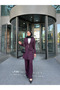 Classic modern long two-piece set - 6