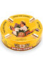 8.75” Porcelain Cigar Ashtray – Yellow Limited Edition