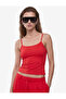 Slim fit tank top with rope straps - 2