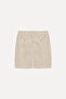 Men's Beige Color Straight Fit Shorts - 2