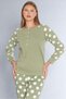 Women's Cotton Long Sleeve Pajama Set 09-272