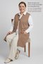 Large Size Women's Anti-Sweat High Quality Premium Viscose Embroidered Mother's Vest with Brooch Summer Thin Textured - 8
