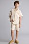 Oversize Short Sleeve Polo T-Shirt for Boys H3494A826Hs - 4