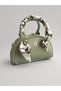 Women's Mint Green Scarf Mini Bag – Stylish Faux Leather Crossbody Hand & Shoulder Daily Trend Bag