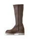 Mink Leather Women's Flat Boots 01Wv2906 - 3