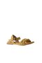Yellow Leather Women's Sandals 01Wu4124 - 3