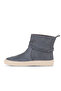 Gray Nubuck Women's Flat Boots 01Wd2601 - 3