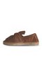 Brown Leather Glitter Women's Espadrille Shoes 01Wn3100 - 3