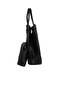 Black Leather Women's Shoulder Bag 01Wb0014 - 3