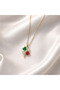 Women's Steel Non-Tarnish 4-Leaf Clover Necklace