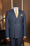 Exclusive Striped Double-Breasted Suit Parlement