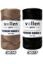Premium 200Gr/4Mm Polyester Ribbon Rope, Macrame Rope, Bag Rope, Hobby Rope, Supla Rope, Ecru - 7