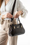Jn-53 Burslu Women's Shoulder Bag Clip-On Handbag Crossbody Bag Brown - 3