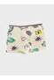 Girl's Cotton Lilac Rainbow Heart Strawberry Patterned Athlete Boxer Set - 4