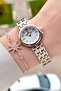 Rose Silver Color 25 mm Women's Wristwatch with Gift Packaging