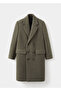 Double-breasted wool coat - 3