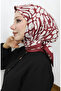 Digital Rayon Scarf 70302-12 Burgundy