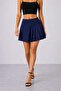 High Waist Pleated Skirt - 3
