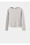 Boat Neck Cotton T-shirt - 3