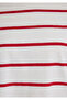 Red Striped Crop T-Shirt Crop / Short Cut 1612260 -86680 - 7