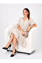 Women's V-Neck Skirt Ruffle Summer Cotton Soft Woven Viscose Dress - 5