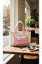 Culoare Pink Pocket Detailed Hand and Shoulder Bag - 5