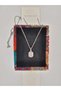 316 L Stainless Steel - Anti-Allergic - Non-Tarnish Silver Baguette Necklace - 2