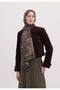 Amora Pattern Shawl Black