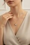 Style Pearl/Xuping Jewelry Heart Zircon Stone Necklace