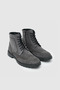 Gray Genuine Leather Men's Classic Boots [Tg052160] - 4