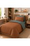 Single Duvet Cover Set Double Color Two Stories Cozy 3 Pieces 160 X 220 cm